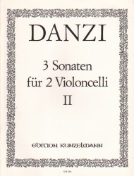 3 Sonatas for 2 Violoncellos, Volume 2 - Cello Duet