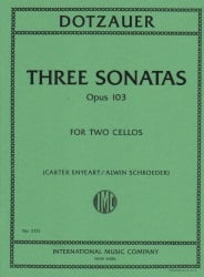 3 Sonatas, Op. 103 - Cello Duet
