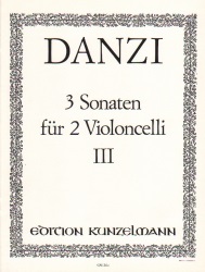 3 Sonatas for 2 Violoncellos, Volume 3 - Cello Duet