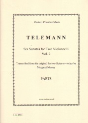 6 Sonatas, Volume 2 (Nos. 4-6) - Cello Duet