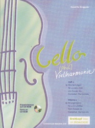 Cello (Phil) Vielharmonie, Volume 2 (Book/CD) - Cello Ensemble