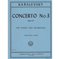 Concerto No. 3 in D Major, Op. 50 - Piano