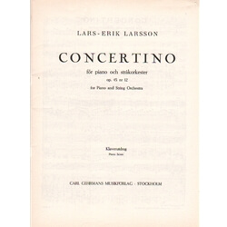 Concertino for Piano and String Orchestra, Op. 45, No. 12