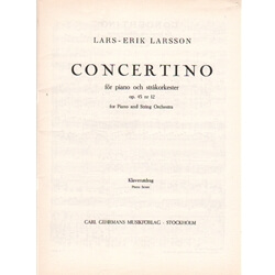 Concertino for Piano and String Orchestra, Op. 45, No. 12