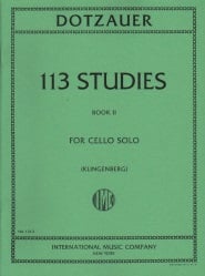 113 Studies, Vol. 2 - Cello Study