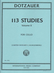 113 Studies, Vol. 2 - Cello Study