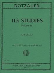 113 Studies, Vol. 3 - Cello Study