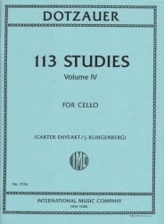 113 Studies, Vol. 4 - Cello Study