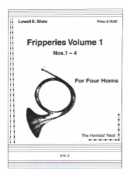 Fripperies, Vol. 1 (Nos. 1-4) - Horn Quartet