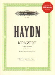 Concerto in D Major, Hob. VIIb:2 (Bk/CD) - Cello and Piano