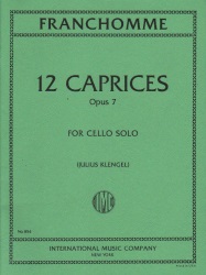 12 Caprices, Op. 7 - Cello Study