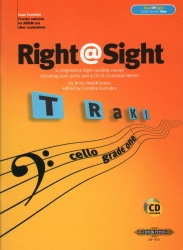 Right at Sight, Grade 1 (Book/CD) - Cello