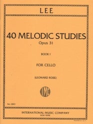 40 Melodic Studies, Op. 31, Volume 1 (Nos. 1-22) - Cello