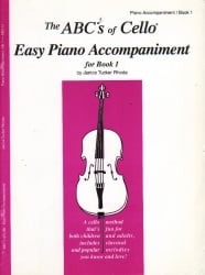 ABC's of Cello, Book 1 - Easy Piano Accompaniment Book