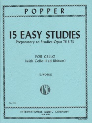 15 Easy Studies for Cello Op.76 (Preparatory Studies for Op. 74)