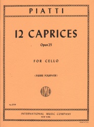 12 Caprices, Op. 25 - Cello