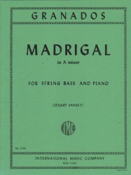 Madrigal in A minor - String Bass and Piano