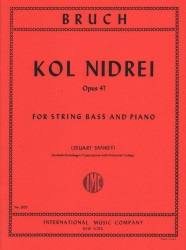 Kol Nidrei, Op. 47 - String Bass and Piano