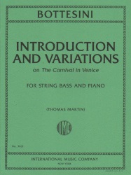 Introduction and Variations - String Bass and Piano