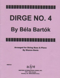 Dirge No. 4 - String Bass and Piano