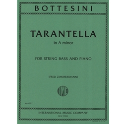 Tarantella in A minor - String Bass and Piano