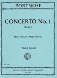 Concerto No. 1, Op. 1 - Violin and Piano