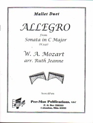 Allegro from Sonata in C Major, K. 545 - Mallet Duet