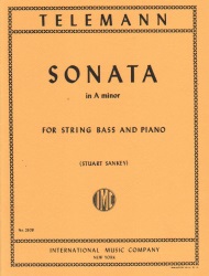 Sonata in A Minor - String Bass and Piano