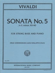 Sonata No. 5 in E minor, RV 40 - String Bass and Piano