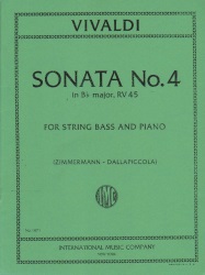 Sonata No. 4 in B-flat major, RV 45 - String Bass and Piano