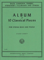 Album of 10 Classical Pieces - String Bass and Piano