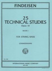 25 Technical Studies, Op. 14, Book 1 - String Bass