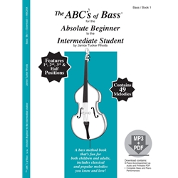 ABCs of Bass, Book 1 (Book/CD) - String Bass