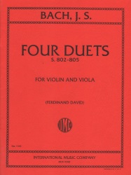 4 Duets, S. 802-805 - Violin and Viola Duet