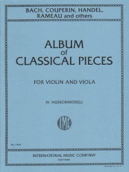 Album of  Six Classical Pieces - Violin and Viola Duet