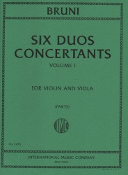 6 Duos Concertants, Op. 10, Volume 1 (Nos. 1-3) - Violin and Viola Duet