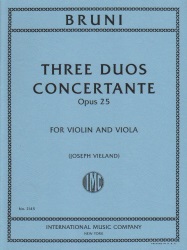 3 Duos Concertants, Op. 25 - Violin and Viola Duet