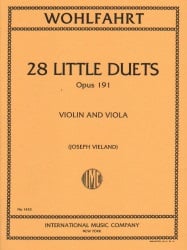 28 Little Duets, Op. 191 - Violin and Viola Duet