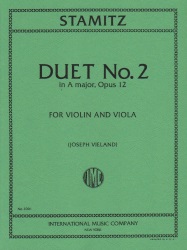 Duet No. 2 in A major, Op. 12 - Violin and Viola Duet