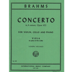 Concerto in A minor, Op. 102 "Double Concerto" - Viola Part