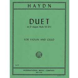 Duet in D major, Hob. VI: D1 - Violin and Cello Duet