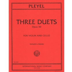 3 Duets, Op. 30 - Violin and Cello Duet