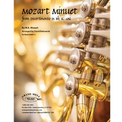 Mozart Minuet (from Divertimento in B-flat, K 186) - Young Band