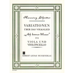 Variations on the Folksong "Ach bittrer Winter" - Viola and Cello Duet