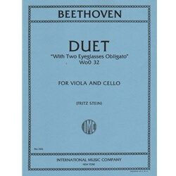 Duet with Two Obligato Eyeglasses, WoO 32 - Viola and Cello Duet