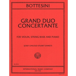 Grand duo concertante - Violin, String Bass and Piano