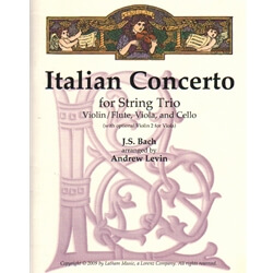 Italian Concerto - Violin (or Flute), Viola and Cello (Parts)