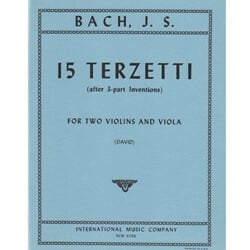 15 Terzetti (after 3-part Inventions) - Two Violins and Viola