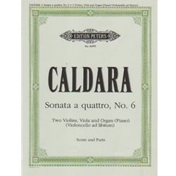 Sonata a quattro, No. 6 - Two Violins, Viola and Organ (or Piano)