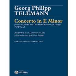Concerto in E minor, TWV 52:e1 - Piccolo, Flute and Piano